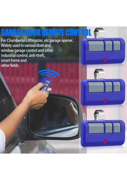 Bearrt 3 Adet Evrensel Garaj Kapısı Açacağı Uzaktan 893LM 3 Düğme Garaj Kapısı Açacağı Uzaktan Anaht (Yurt Dışından) fırsatları