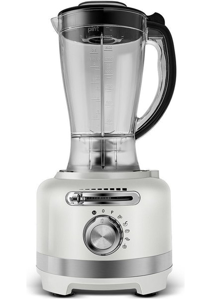 Bej Retro Çok Fonksiyonlu Mutfak Robotu, Pratik ve Şık Tasarım