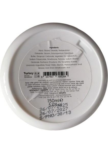 Lavanta Özlü Krem - 150 ml