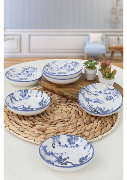 Beyaz 13 cm Halka Çerezlik ve Sosluk Seti, 6 Adet, Şık ve Kullanışlı Tasarım