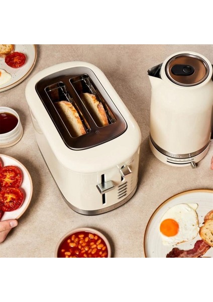 Manuel Kontrollü 2 Dilim Ekmek Kızartma Makinesi Almond Cream 5KMT2109 fırsatları