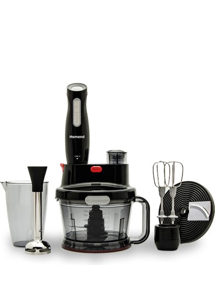 Pratik ve Şık 2840H Çok Fonksiyonlu Mutfak Robotu, Siyah Renk Seçeneğiyle. fiyatları