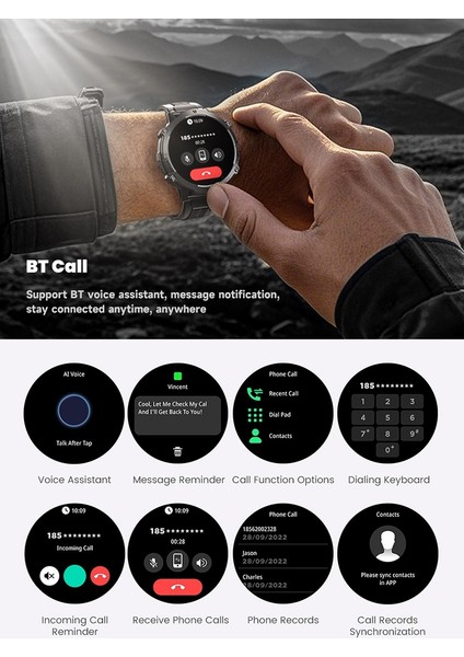 Harvox X2 Pro Tank Outdoor Akıllı Saat indirimleri