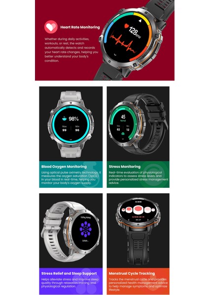 Harvox X2 Pro Tank Outdoor Akıllı Saat