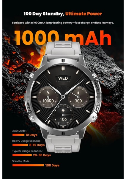 Harvox X2 Pro Tank Outdoor Akıllı Saat