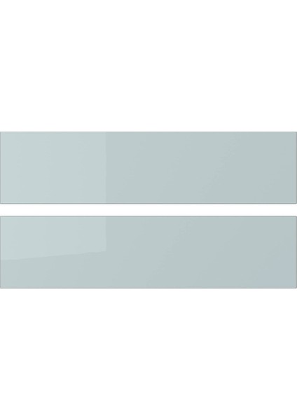 Çekmece Ön Paneli, Parlak Cila Açık Gri-Mavi, 40X10 cm