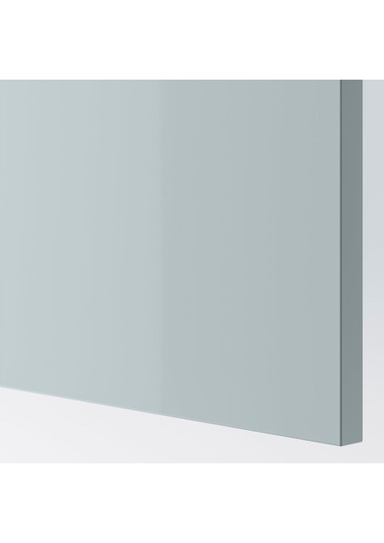 Çekmece Ön Paneli, Parlak Cila Açık Gri-Mavi, 40X10 cm fırsatları