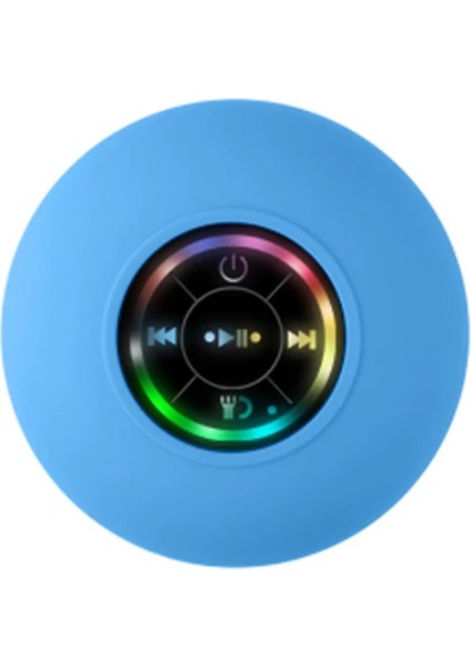 Su Geçirmez Mini Bluetooth Hoparlör Duş Subwoofer Eller Serbest Hoparlör Vantuzlu Mikrofon Banyo Havuz Plaj Araba Telefonu Için (Yurt Dışından)