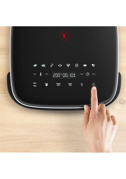 Geniş ve Kompakt Hava Fritözü, 2200W, 4l, Siyah Renk, Kolay Kullanım fırsatları