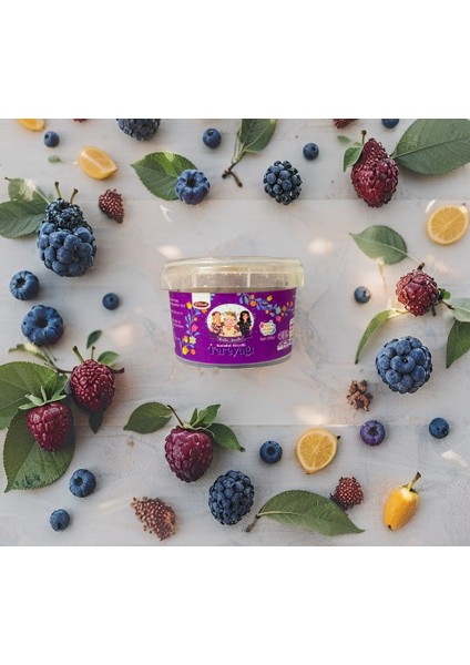 Şekersiz Meyve Reçelli Tuzsuz Yayık Tereyağ 250 gr (Karadut )