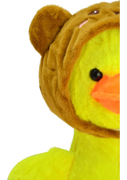 Ayı Şapkalı Peluş Ördek 40 cm 50151 modelleri