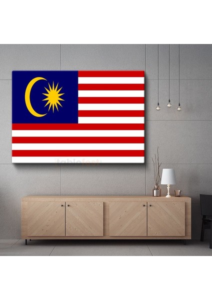 Meksika Bayrağı - Kanvas Tablo