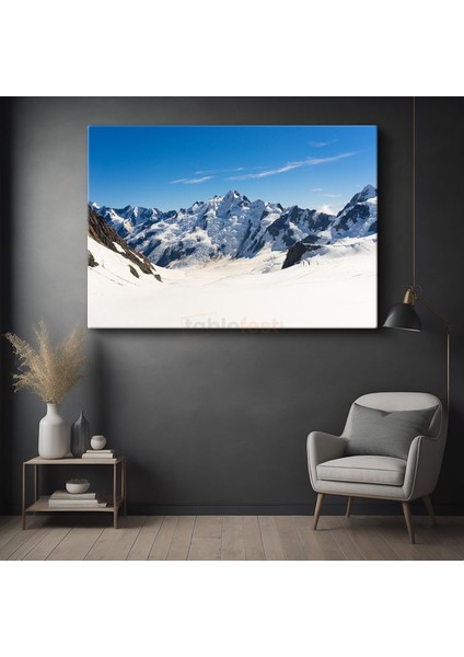 Buzul Dağları - Karlı Zirvelerin Ihtişamı Kanvas Tablo