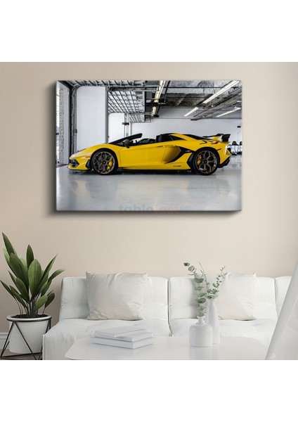 Lamborghini Aventador Svj Roadster - Italyan Süper Spor Otomobili Kanvas Tablo
