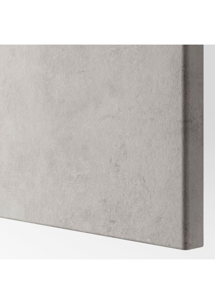 Duvar Dolabı, Beyaz-Açık Gri Taş Görünümlü, 120X42X64 Cm, Kallvıken fiyatları