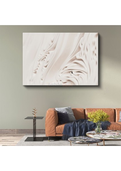 Minimalist Akış - Yumuşak Dalgalı Formlar Kanvas Tablo