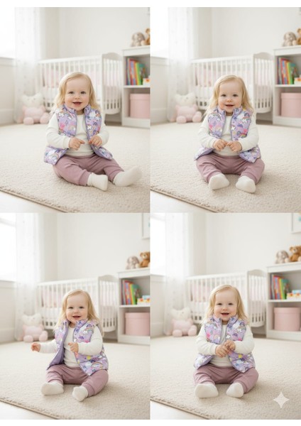 Laura Baby Renkli Kız Bebek/çocuk Sevimli Desen Şişme Yelek fiyatları