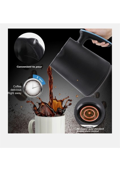 600W Türk Kahvesi ve Çay Makinesi, Siyah, 800 Ml, Tekli, Pratik ve Şık Tasarım modelleri