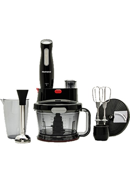 Pratik Mutfak Robotu Siyah, Fonksiyonel ve Çok Yönlü Temizlik Aleti