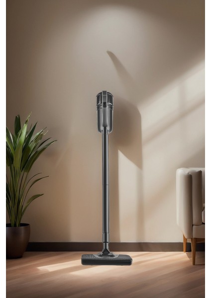 Kablolu Toz Torbasız Dikey Süpürge, 2'si Birlikte, Antrasit Renk