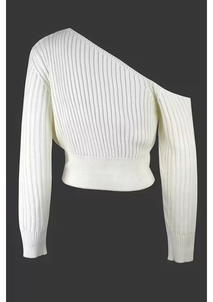 Omuz Açık Kabartmalı Kadın Triko Kazak P-00018476 fiyatları