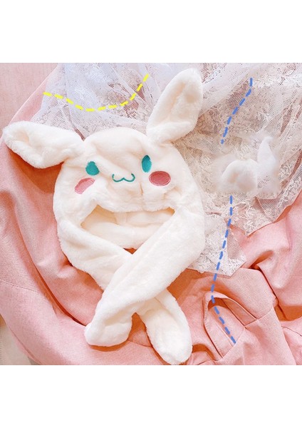 Sanrio Kuromi Cinnamoroll My Melody Şapka Kulakları Hareket Eden Şapka Işıklı Modlu Peluş Bere Şapka fiyatları
