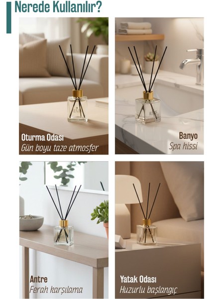 Tidal Whisper Okyanus Çubuklu Oda Kokusu 100 ml – Ferah ve Temiz Uzun Süreli Koku Yayılımı indirimleri