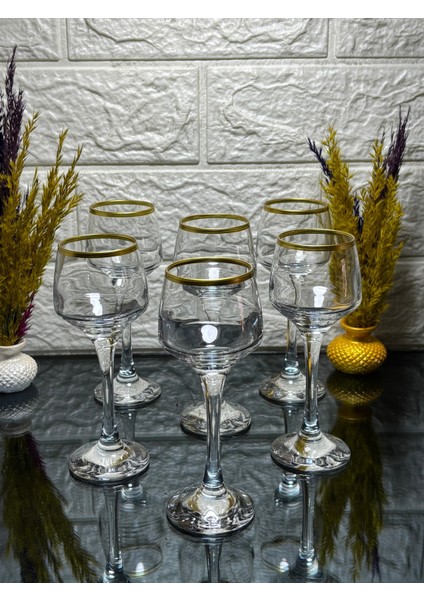 6 Kişilik Şık Kahve Yanı Bardak Seti, Sarı Renkli, Zarif ve Kullanışlı fiyatları