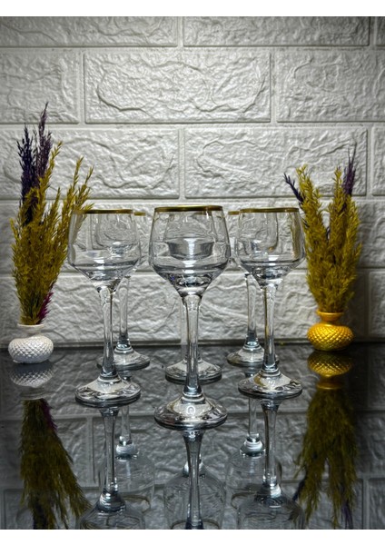 6 Kişilik Şık Kahve Yanı Bardak Seti, Sarı Renkli, Zarif ve Kullanışlı modelleri