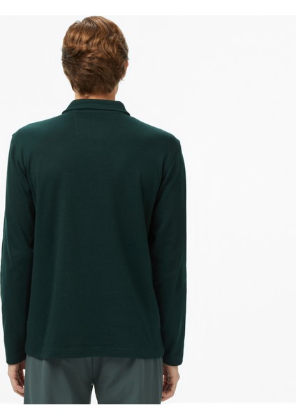 Erkek Yeşil Classic Fit Uzun Kollu Polo Yaka T-Shirt K57018T.3KF fiyatları