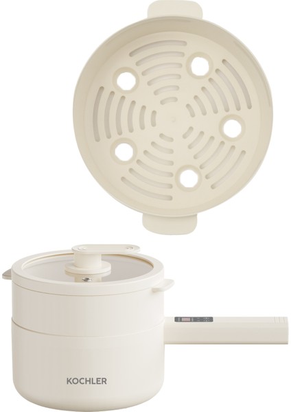 700W Çok Amaçlı Elektrikli Tencere, 1.8l, Buharlı ve Yağda Pişirme Özellikli