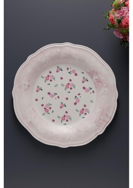 Pembe 3'lü Servis Takımı, Zarif ve Şık Sunumlar Için Ideal