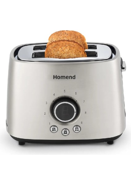 Gri Ekmek Kızartma Makinesi 1502H, Pratik ve Şık Tasarım