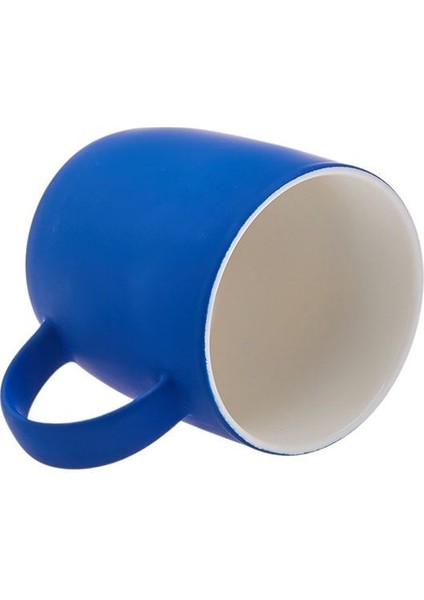 Yumuşak Dokunuşlu Lacivert Kupa 340 Ml, Şık ve Rahat Kullanım Sağlar.