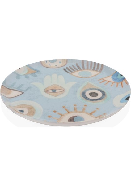 Çok Renkli 30 cm Amulet Servis Tabağı, Şık ve Zarif Sunum Için Ideal fiyatları