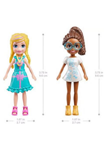 Mattel Polly Pocket Doğum Günü Partisi Paketi Adventure Time Temalı