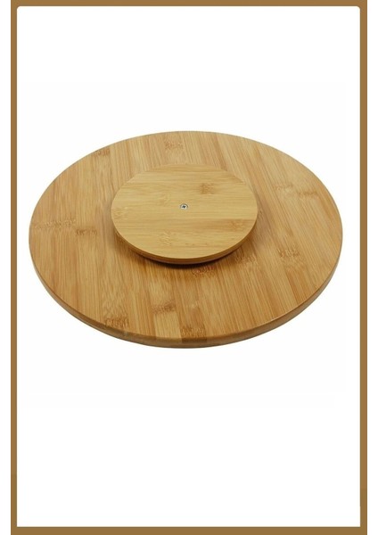 Bambu Döner ve Pizza Sunum Tahtası, 30 Cm, Standlı, Beyaz Renk modelleri