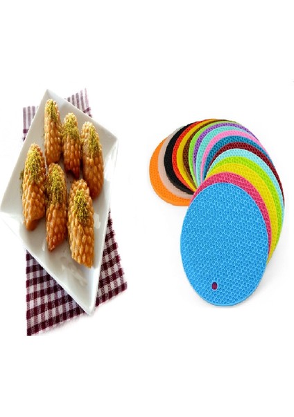 Renkli Nihale Kalbura Bastı Kalıbı