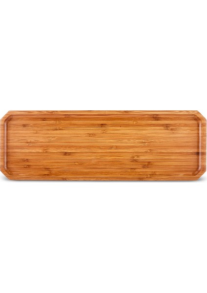 Kahverengi Bambu Tepsi 33 Cm, Şık ve Doğal Sunum Için Ideal modelleri