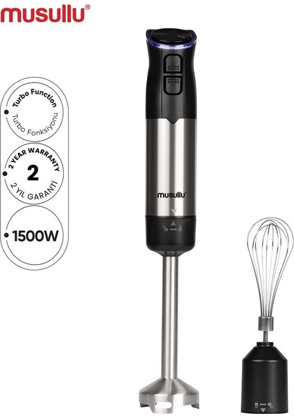 Siyah Çubuk Blender MSL-2015, Pratik ve Şık Tasarım