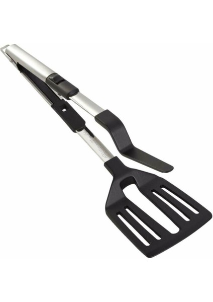 Beyaz Aryıldız Lfh 2'li Set: Maşa ve Spatula, Pratik ve Şık Mutfak Gereci