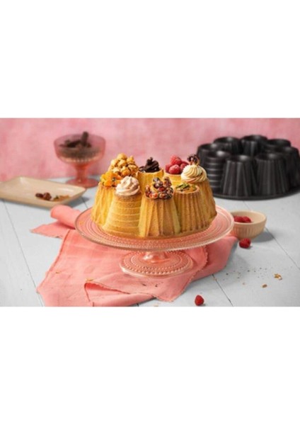 Kırmızı Granit Döküm Muffin Kek Kalıbı, Dayanıklı ve Şık Tasarım fiyatları