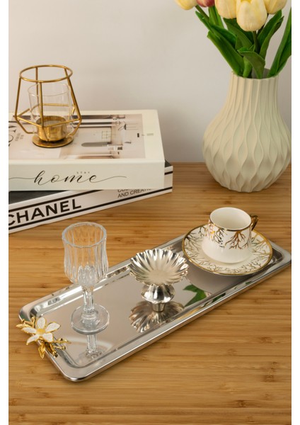 3'lü Lüx Sunum Tepsisi Seti, Şık ve Kullanışlı, Zarif Tasarım, Kaliteli Malzeme