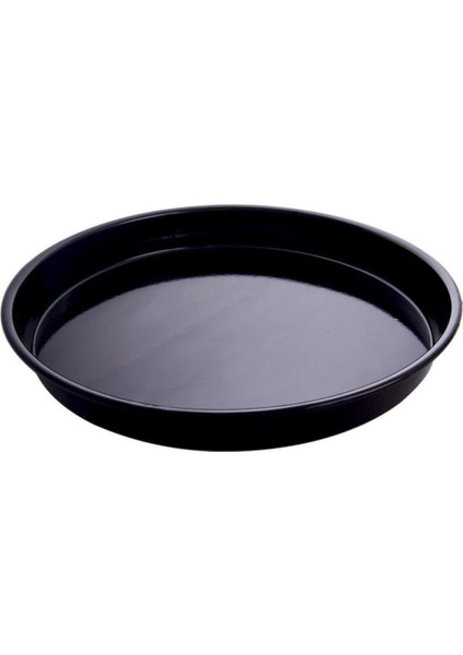 42CM Emaye Yuvarlak Fırın Tepsisi, Sağlıklı ve Şık Baklava Börek Tepsisi Siyah