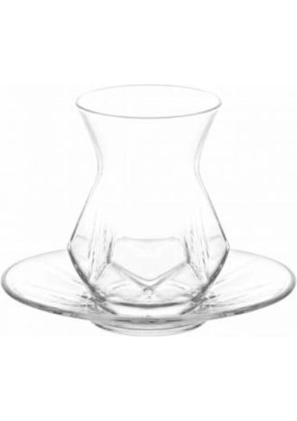 12 Parça Çay Seti, 6 Bardak ve Tabağı, Beyaz, Zarif ve Şık Tasarım fiyatları