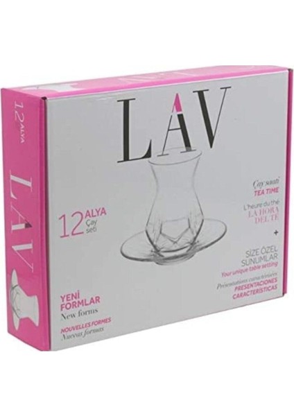 12 Parça Çay Seti, 6 Bardak ve Tabağı, Beyaz, Zarif ve Şık Tasarım modelleri