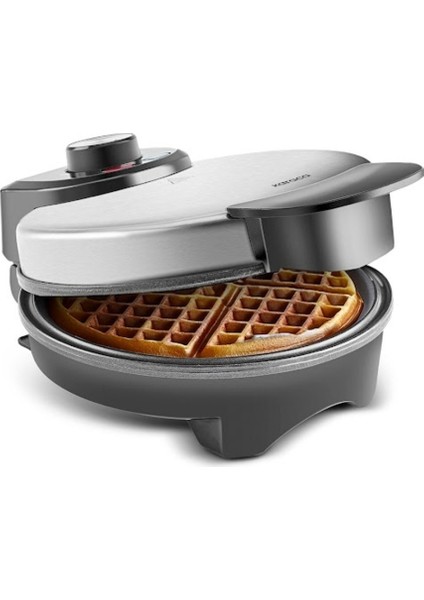 Klasik ve Şık Gümüş Renkli, Pratik Waffle Yapma Makinesi modelleri