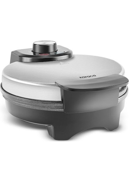 Klasik ve Şık Gümüş Renkli, Pratik Waffle Yapma Makinesi