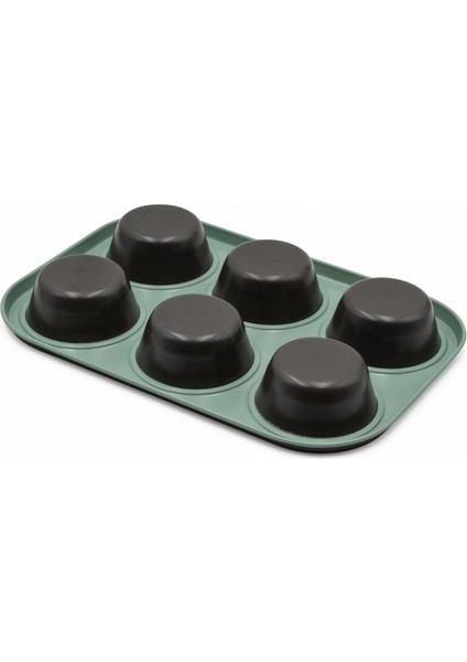 Mint Yeşili 6'lı Muffin Kalıbı, Renkli ve Şık Tasarım fiyatları