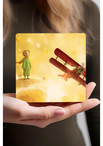 Sarı Taş Bardak Altlığı Seti, 4'lü, 10X10CM, Şık ve Dayanıklı Masaüstü Koruyucu fırsatları